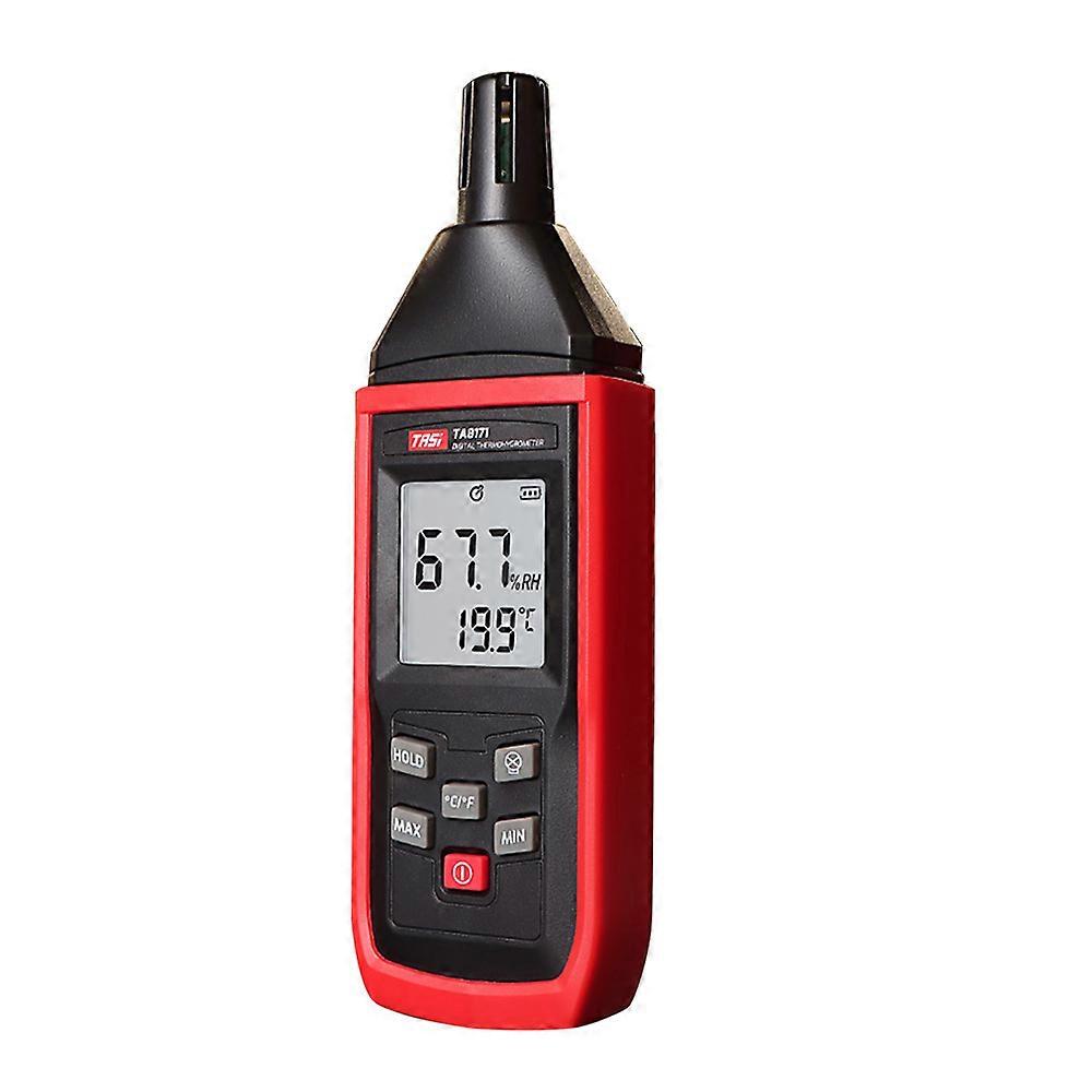 TA8171 Digital Temperature Humidity Meter Thermometer Accurate Measurement Hygrothermograph Handle