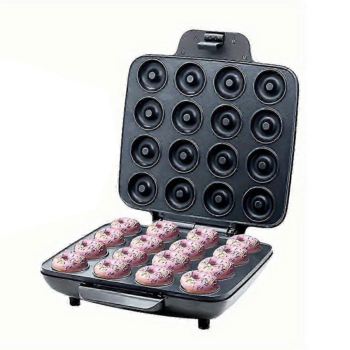 Mini Donut Maker 16 hull Donut Machine for barnevennlig frokost mini pannekaker maker maskin for