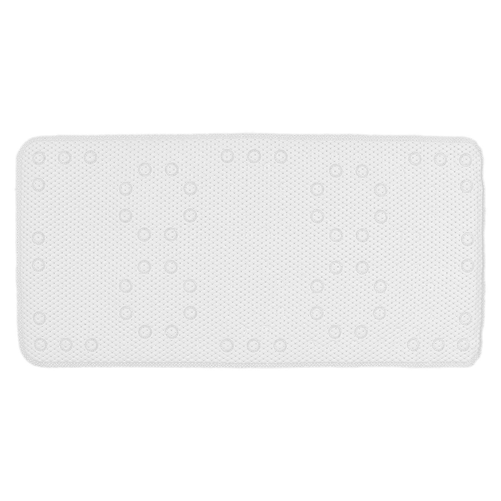 Breathable Bathtub Mat NonSlip Silicone Safe Shower Mat Soft Foam Bathtub Rugwith Drain Holes