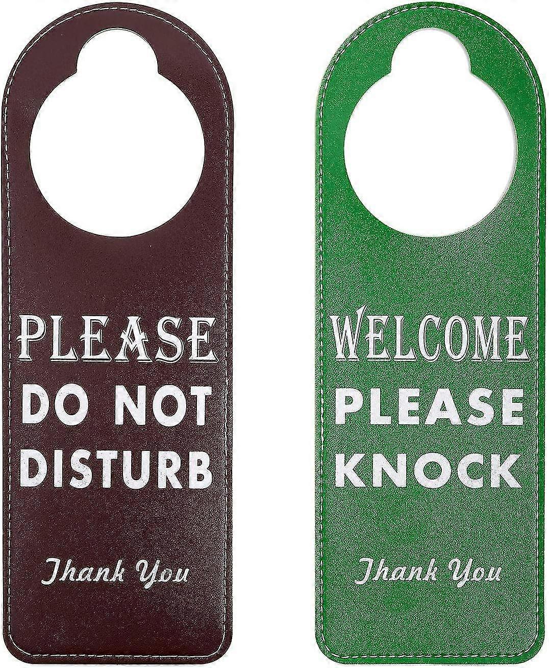 Do Not Disturb Door Hanger Sign - 2 Pack Please Do Not Disturb Sign^ccgv2