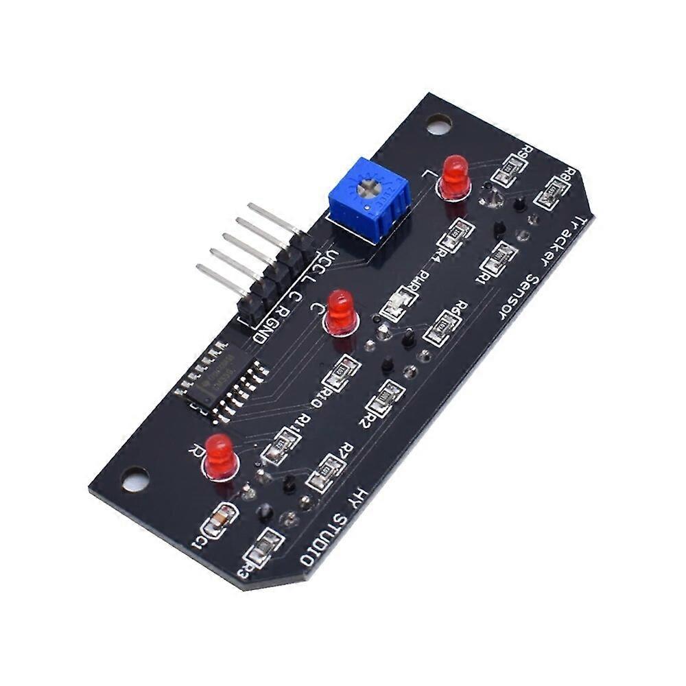 DC 5V 3 Channel Infrared Line Tracker Sensor Module Trio Detector ...