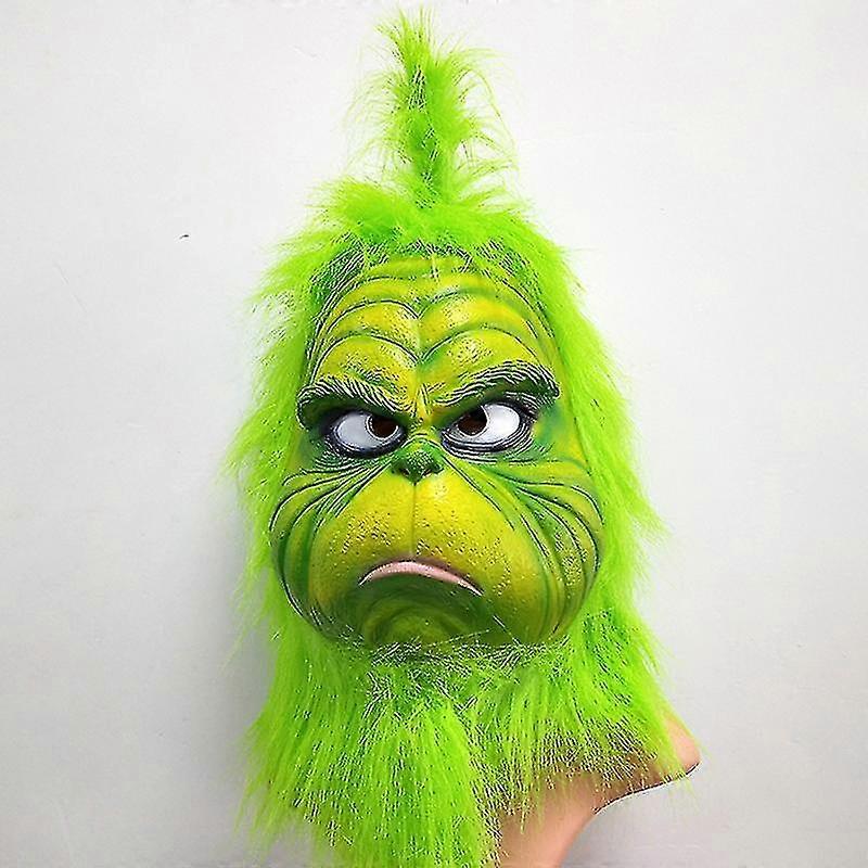 Christmas Krampus Mask, Realistic Christmas Santa Claus Mask Latex Xmas Costume Mask Costume Party
