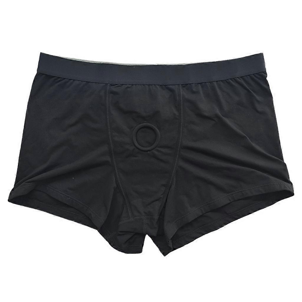 Slip unisex Strap on Harness Pants, Biancheria intima senza spalline Nero XXL