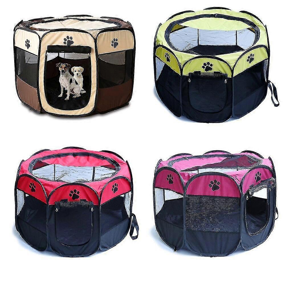 נייד מתקפל אוהל חיות מחמד כלב בית חתול אוהל Playpen כלבה קל פעולה גדר