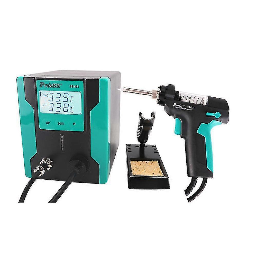 Pro'skit Ss-331h Esd Lcd Digital Elektrisk Desoldering Pumpe Bga Ødelegging Sugevakuum Lodding Sucker Gun Auto Sleep 110v/220v