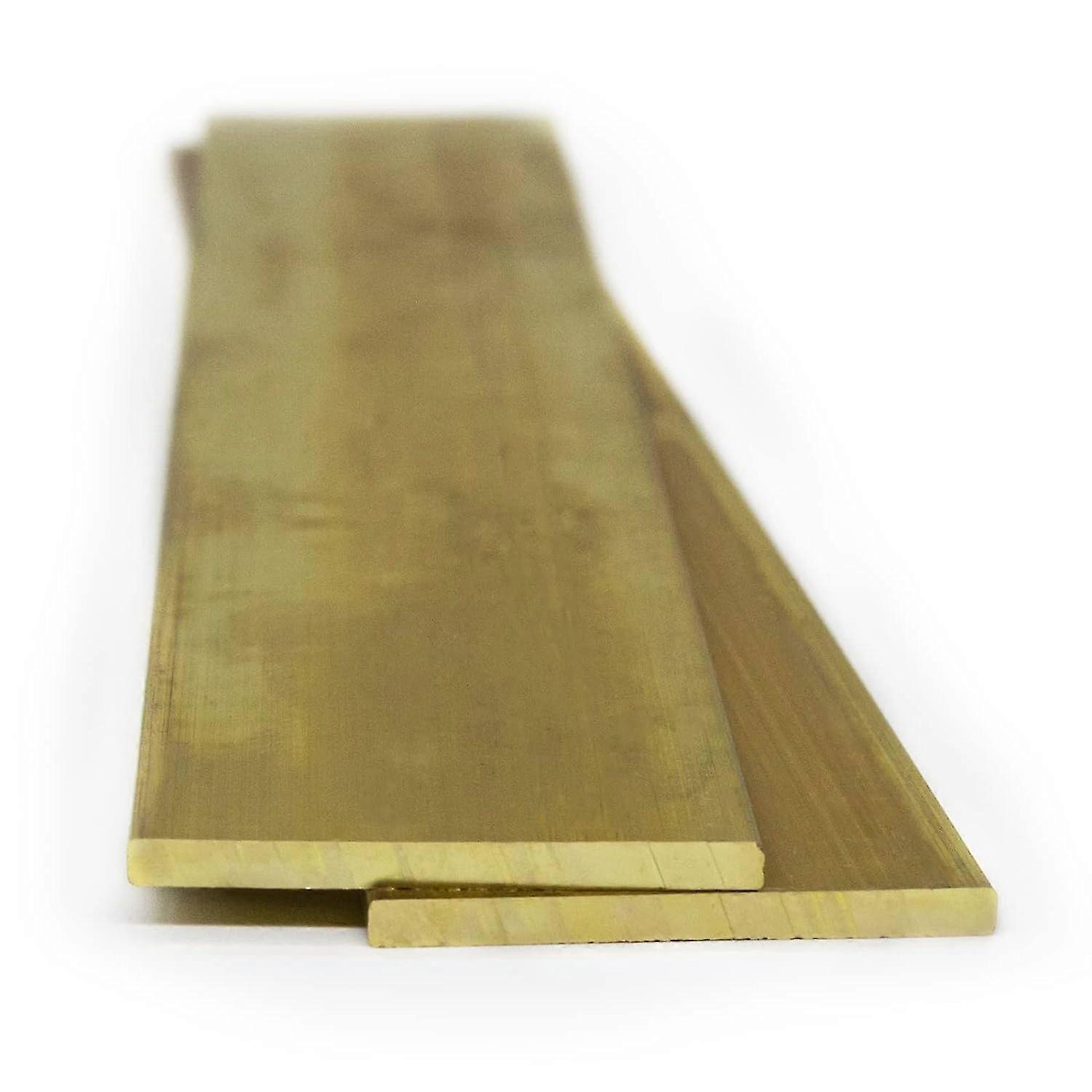 Brass Flat Bar Stock 1/16"(.0625) X 1" X 6" - Knife Making, Craft, C110-2 Bar