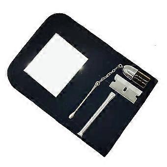 Leder Schnupftabak Schnupftabak Kugel Schnorrer Werkzeug Tasche Fall Tabakbeutel Tasche Sniffer Stroh Hooter Hoover Beutel Taschentasche Rohr Fall Tasche