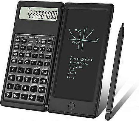 Scientific Calculators,10-Digit LCD Display Desk Calculator with Writing Tablet,Professional Desktop Calculator for High School and College