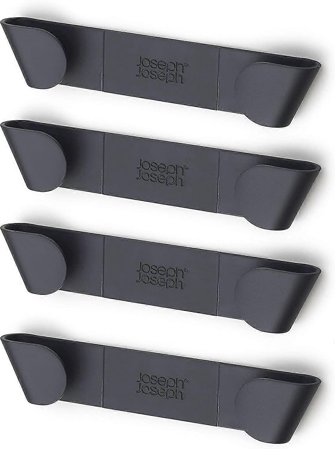 Joseph Joseph Cupboard Store: Set of 4 pan lid holders for cupboard - Gray