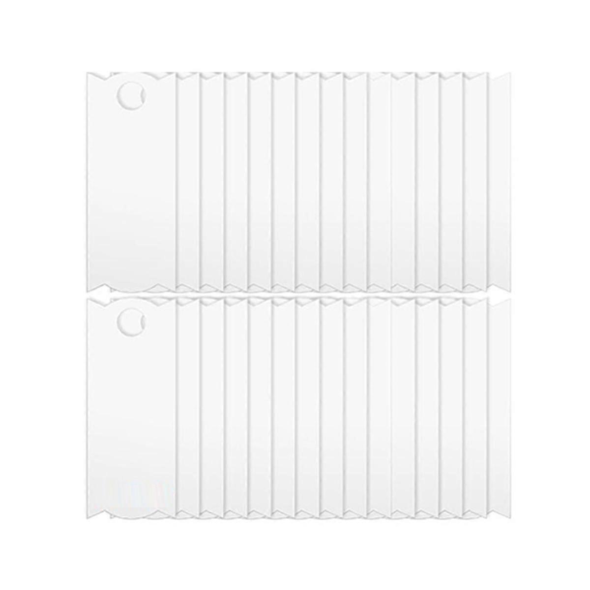 30PCS Double Sided Sublimation Blanks Name Plate for 40 OZ, Aluminum Sublimation Name Tag Blank and Display Card