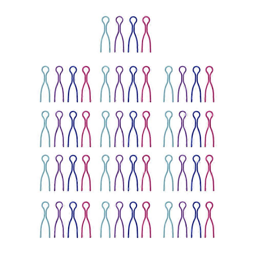 52個のスレッドスタンドミシンボビンホルダースレッドオーガナイザーミシンクリップ固定クランプスレッド