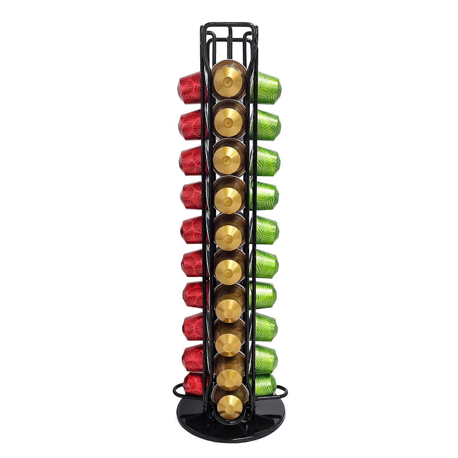 40 Nespresso Coffee Capsules Pod Holder Stand Cooffee Pods Dispenser Rack Storage Capsule for Home Office