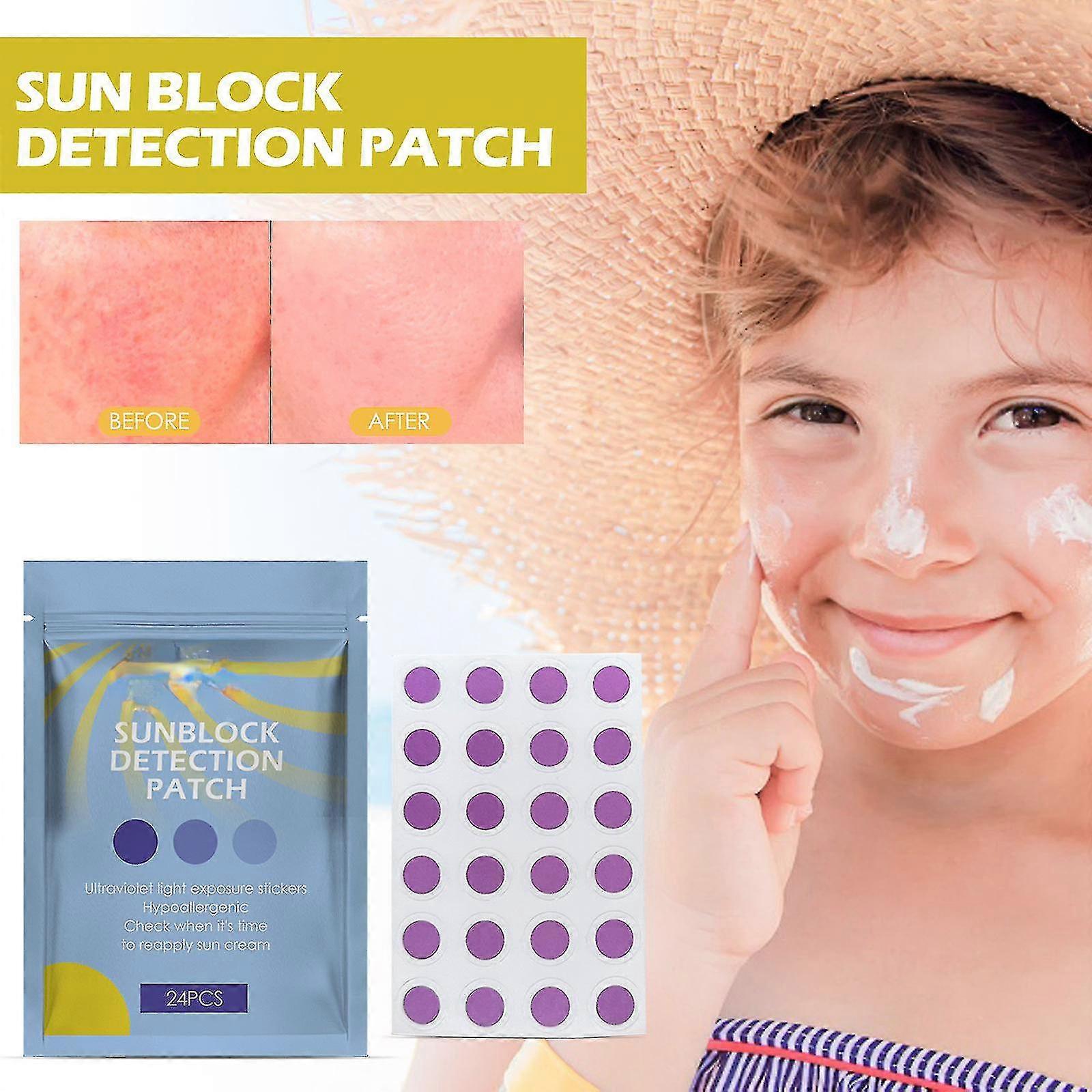 Uv Stickers For Sunscreen, 48-144 Pcs Uv Detecting Patches For Face And Body Uv Detection Stickers For Kids And Adults