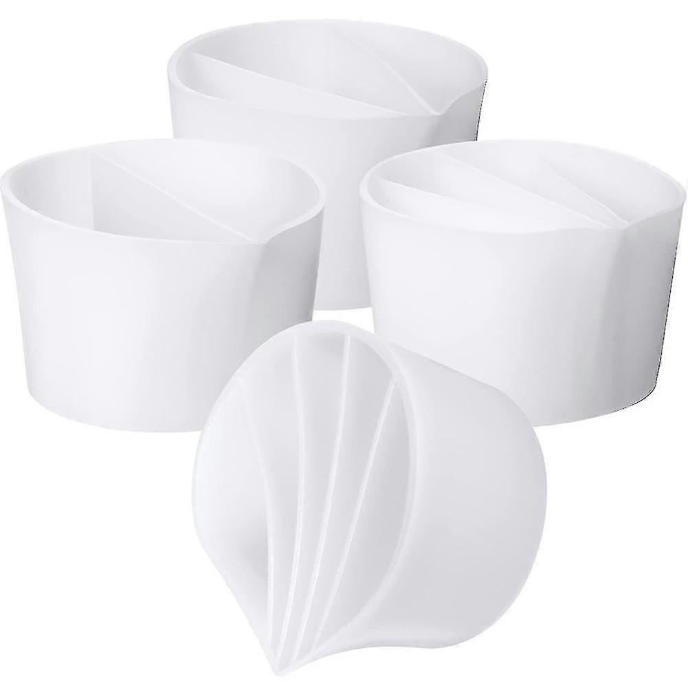 Reusable Split Cup For Paint Pouring 4 Pieces Silicone Split Cup