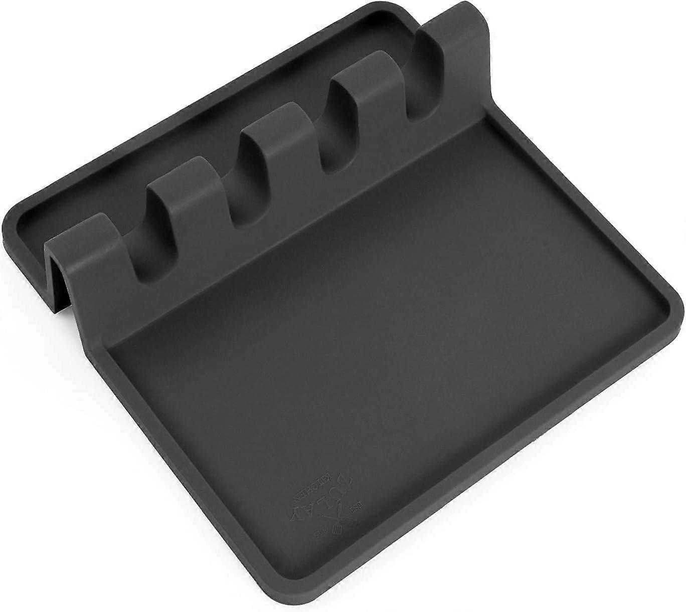 Silicone Utensil Rest with Drip Pad for Multiple Utensils, Heat-Resistant, BPA-Free Spoon Rest & Spoon Holder