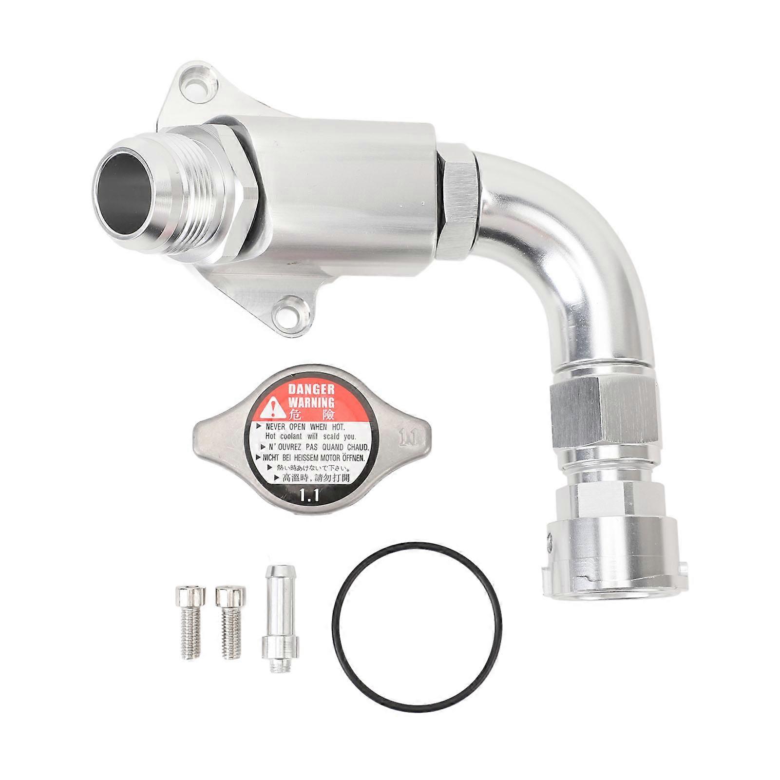 Bocchettone di riempimento dell'alloggiamento superiore del liquido di raffreddamento Connettore 16AN Bocchettone di riempimento del liquido di raffreddamento del radiatore con tappo del radiatore da 1,1 bar per teste B16 B18C5 tipo R