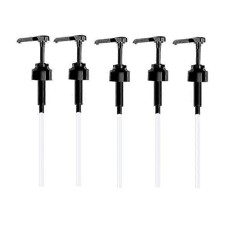 5pcs caffè liquido dispenser pompa sciroppo per sciroppo succo bottiglia