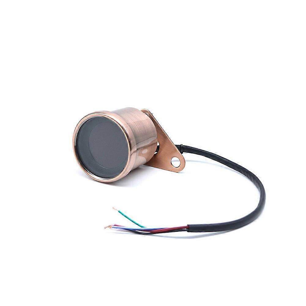 Seven Color Universal Copper Motorbike Instrument Display Oil Level Meter LCD Gauge Tachometer Motorcycle Digital Speedometer