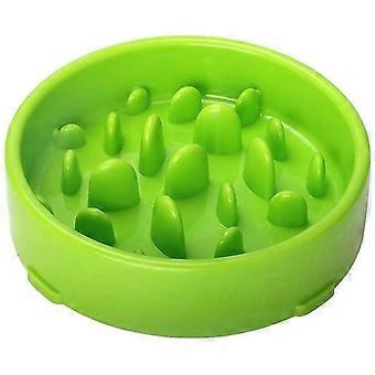 Slow Eating Dog Bowl,healthy Slow Feeder Dog Bowls Large,for Medium Small Dogs (green)