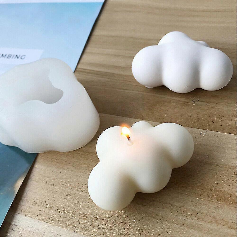 Diy Soap Candle Mold Cloud Shape Silicone Mold
