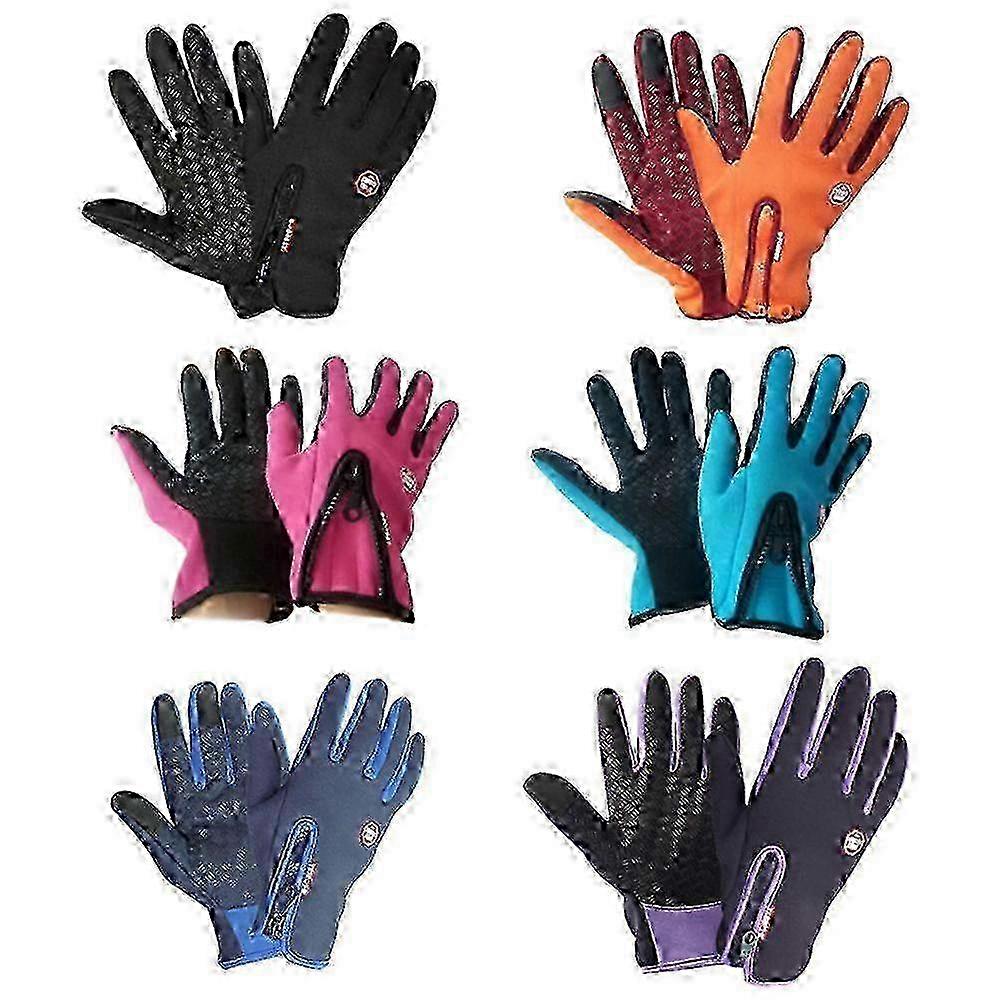 Winter Gloves Waterproof Thermal Touch Screen Thermal Windproof Warm Gloves Cold Weather Running Sports Hiking Fishing