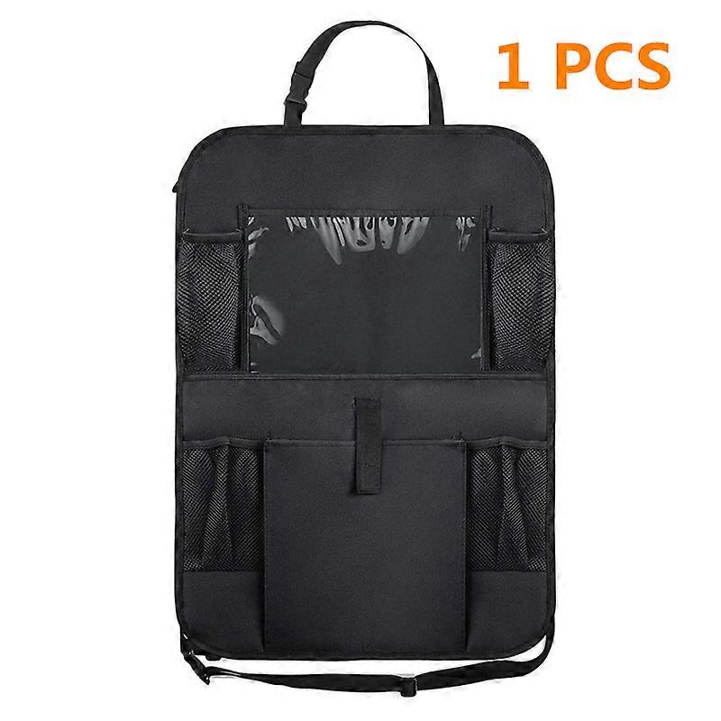 1pcs/ 2pcs Car Seat Back Organizer 5 Storage Pockets with Touch Screen Tablet Holder Protector for Kids Children Car Accessories