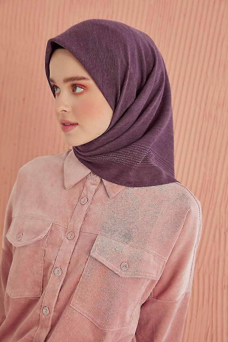 Écharpe miray plum coton