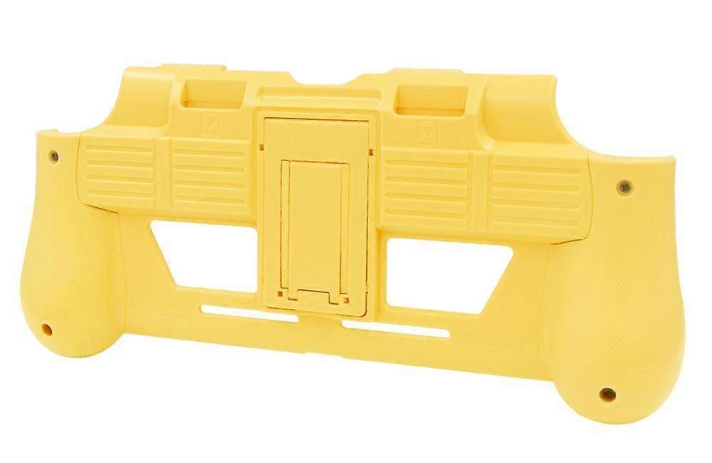 Switch Lite Host Grip With Bracket Handle Grip Protective Shell Non-slip Handle Bracket With Card Slot DesignYellow
