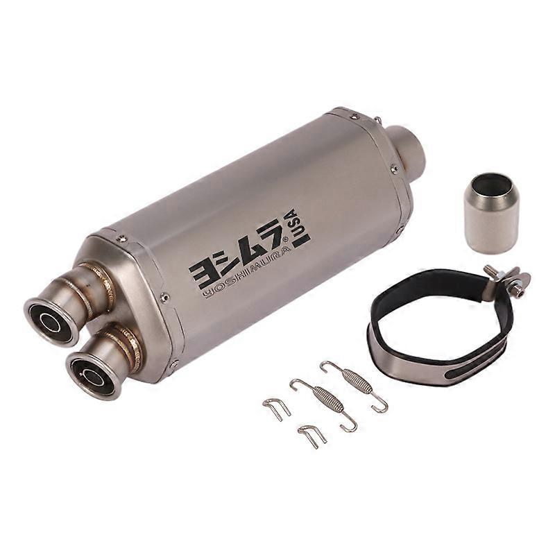 Yoshimura-tubo de Escape Universal de doble orificio para motocicleta, silenciador DB Killer de 51MM, modificado, para Z900, FZ8, NMAX 155, Hornet 600