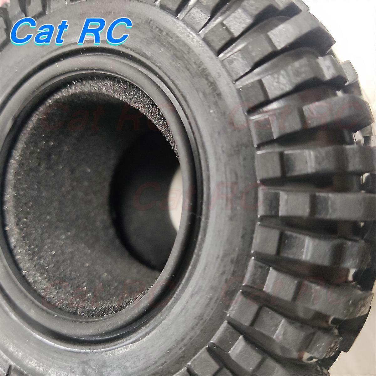 2,2 tums gummidäck Rock Wheel Däck för 1/10 RC Crawler Car TRX4 SCX10 RBX10 D90 90046 catRC