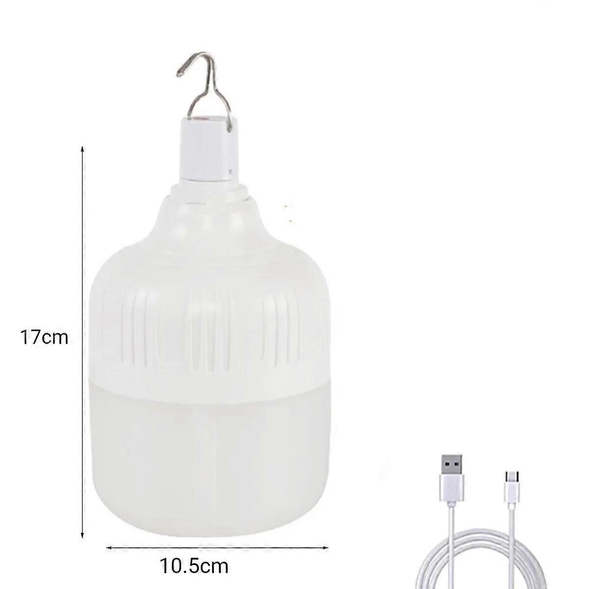Portable Camping Lights USB Rechargeable LED Bulb 5 Lighting Mode Camping Lantern Outdoor Emergency Bulb Hanging Tent Light