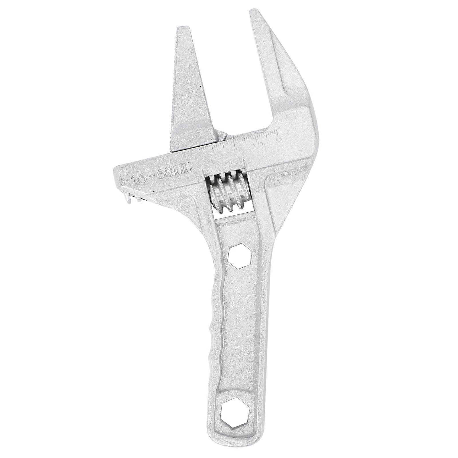 Multifunctional Large Opening Short Handle Adjustable Wrench Movable Spanner