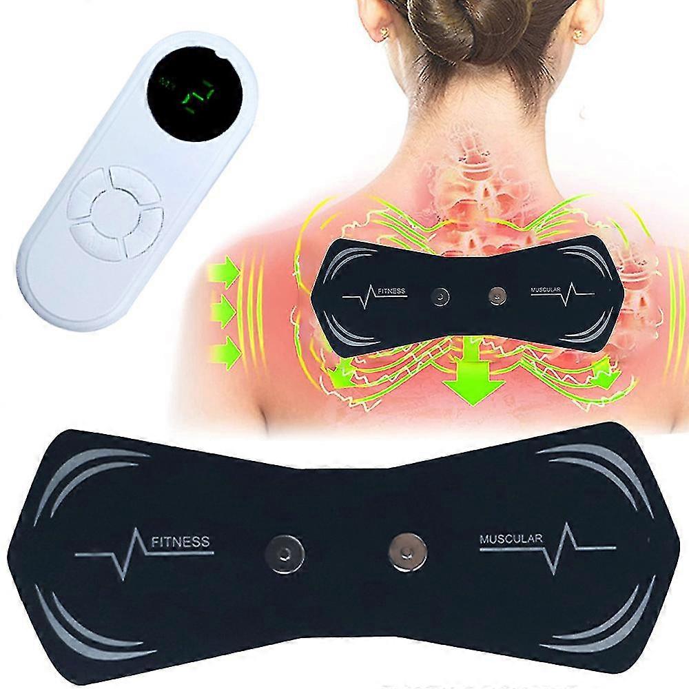 Multifunctional Ems Shoulder Cervical Massager Mini Massager With Remote Control