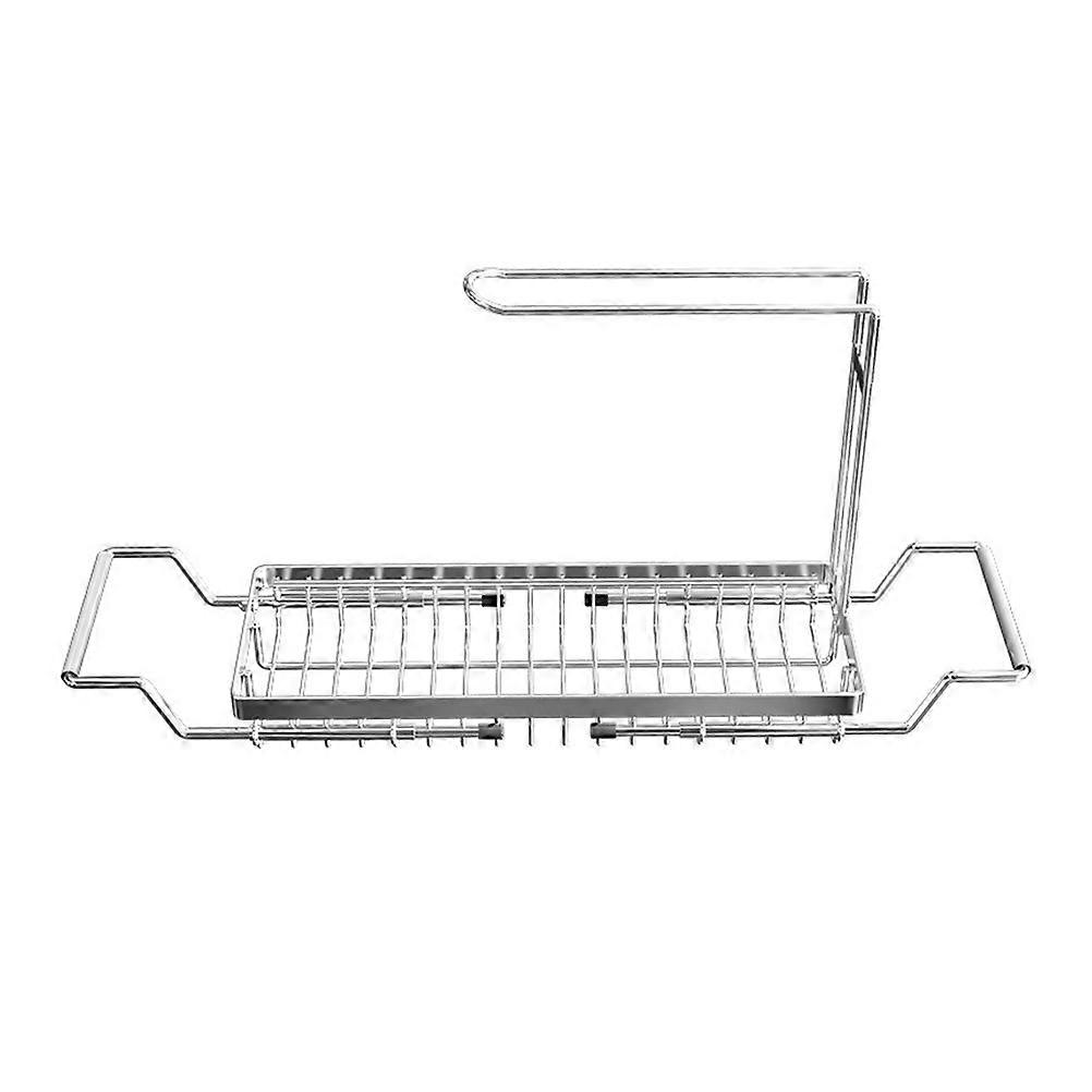 1pc Professional Kitchen Storage Rack Useful Towel Storage Draining Rack Shelf