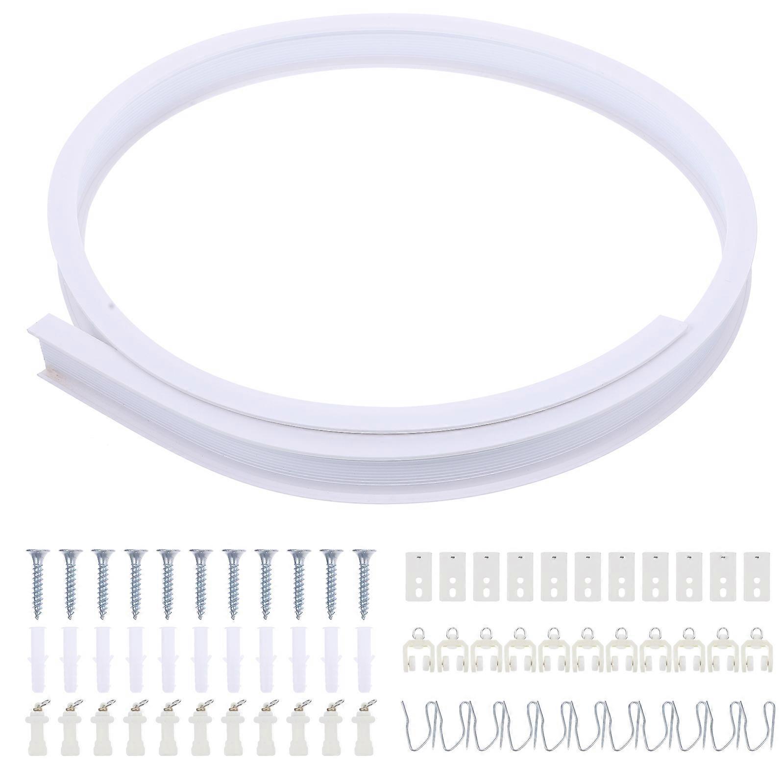 1 Set Decke Vorhang Track Flexible Vorhang Slider Track Biegsamen Vorhang Track Kit