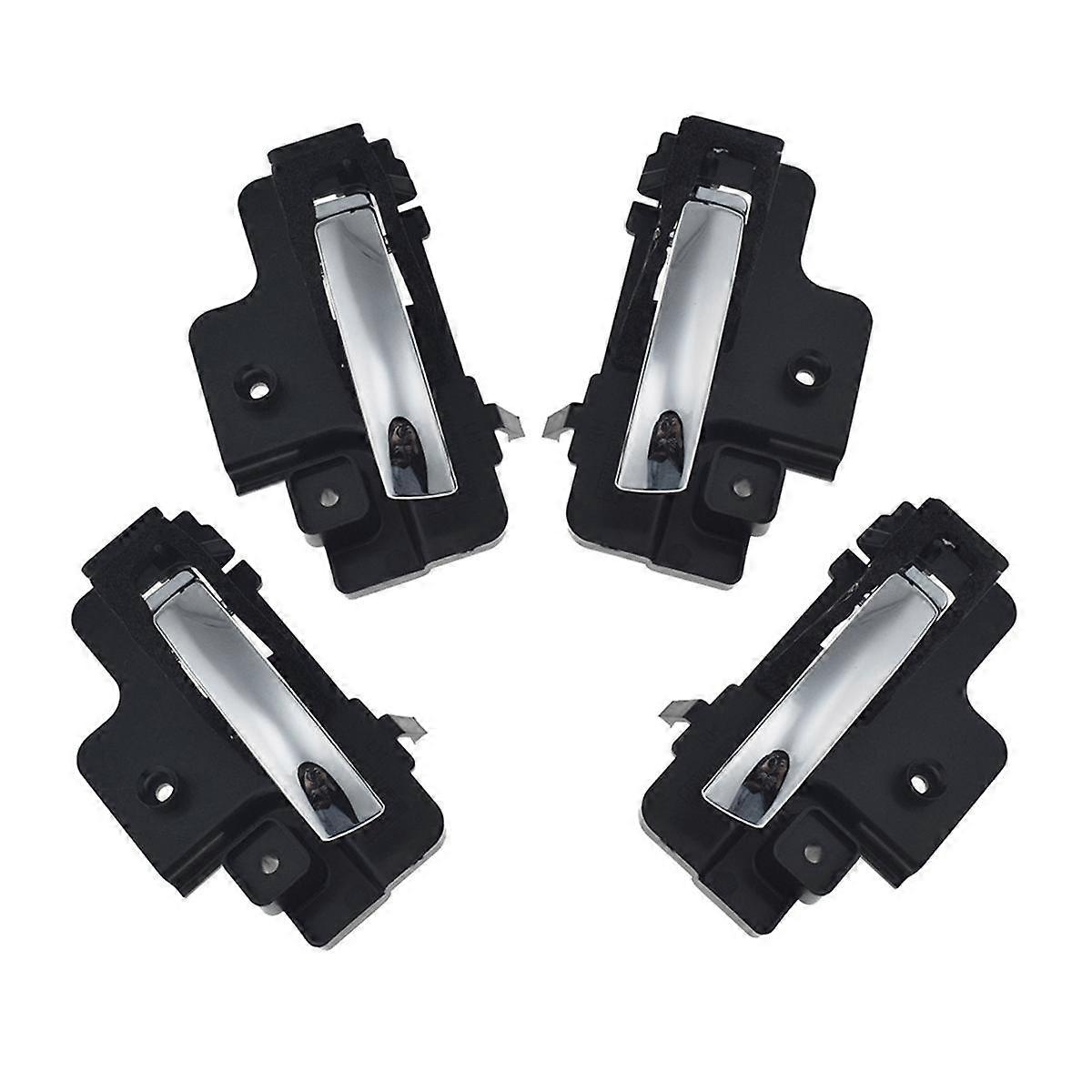 4 Pcs Chrome Inside Door Handle Left or Right for 2007 - 2012, Compass 1.8L 2.0L 2.4L