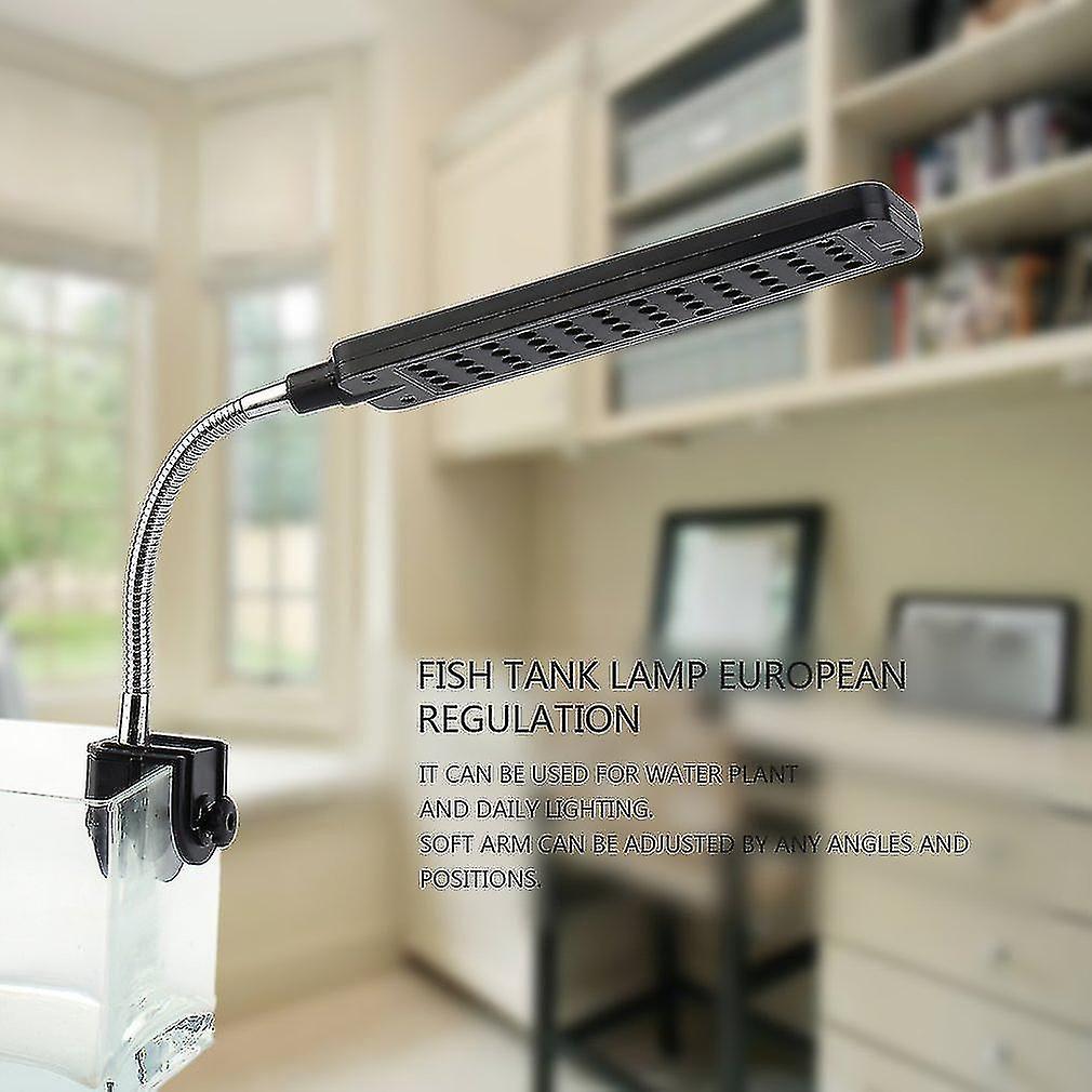 48 Led حوض السمك مصنع السمك 2 وضع كليب الأبيض والأزرق مصباح مصباح مصباح قابل للتعديل