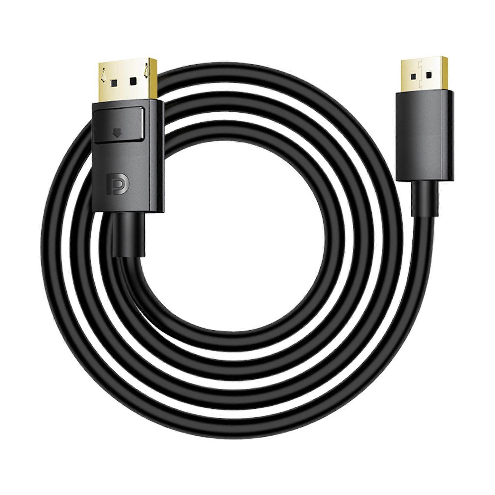 1/2m DP to DP Adapter 1080P 240Hz/2K 144Hz/4K 60Hz 4K Lossless DisplayPort 1.2 Male to DisplayPort Male Converter Computer Accessories QingHai