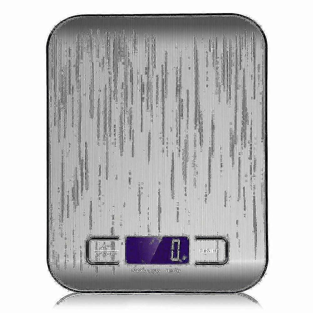 Electronic Usb Charging Kitchen Scale Digital Lcd Measuring Tool - Stainlesswhite
