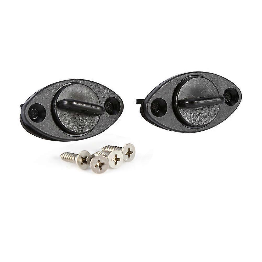 Universal Drain Plug Kit 2 Plugs Bung w/ Screws for Canoe Boat Dinghy Kayak Boat