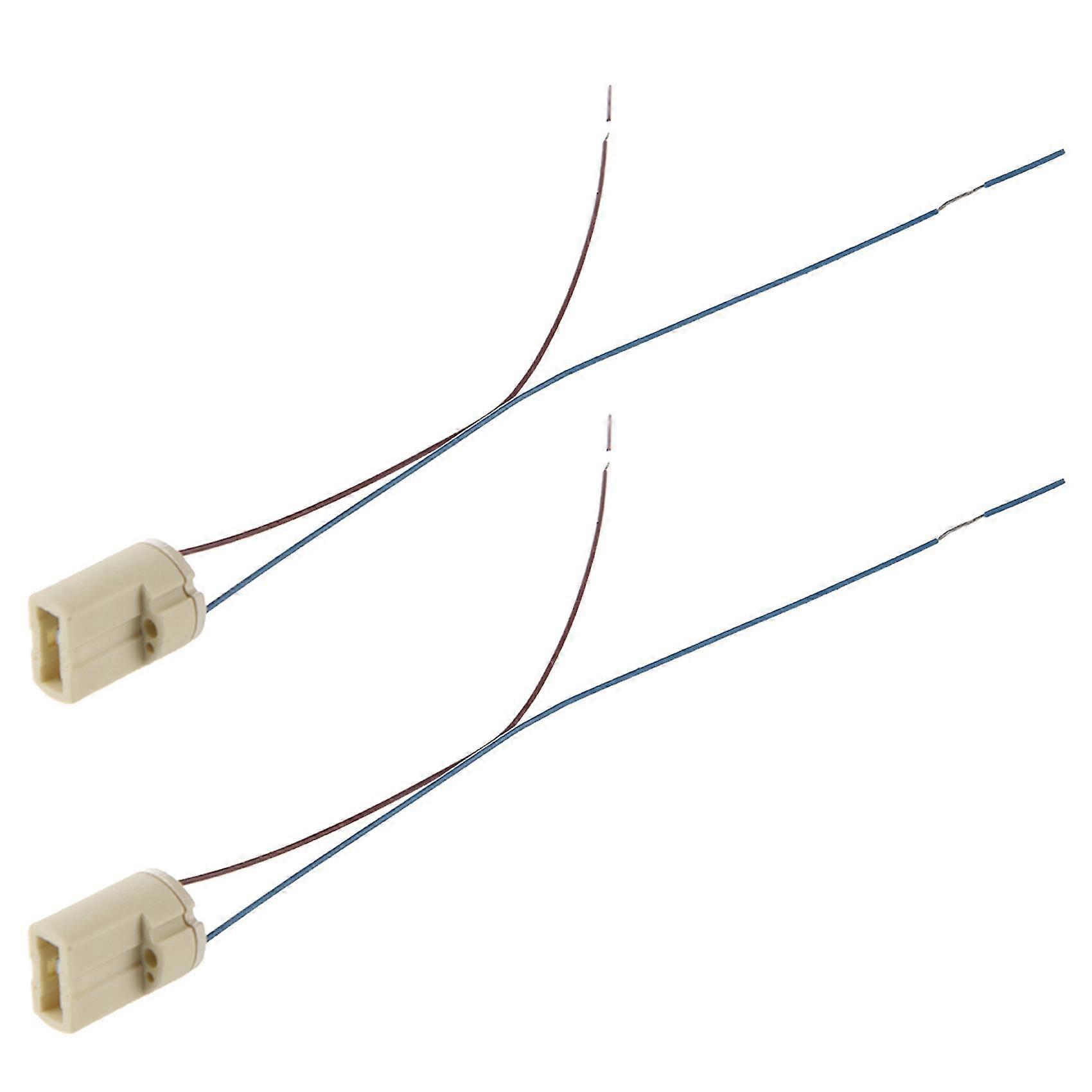 2x Socket G9 Ceramic Light Holder 2a 250v