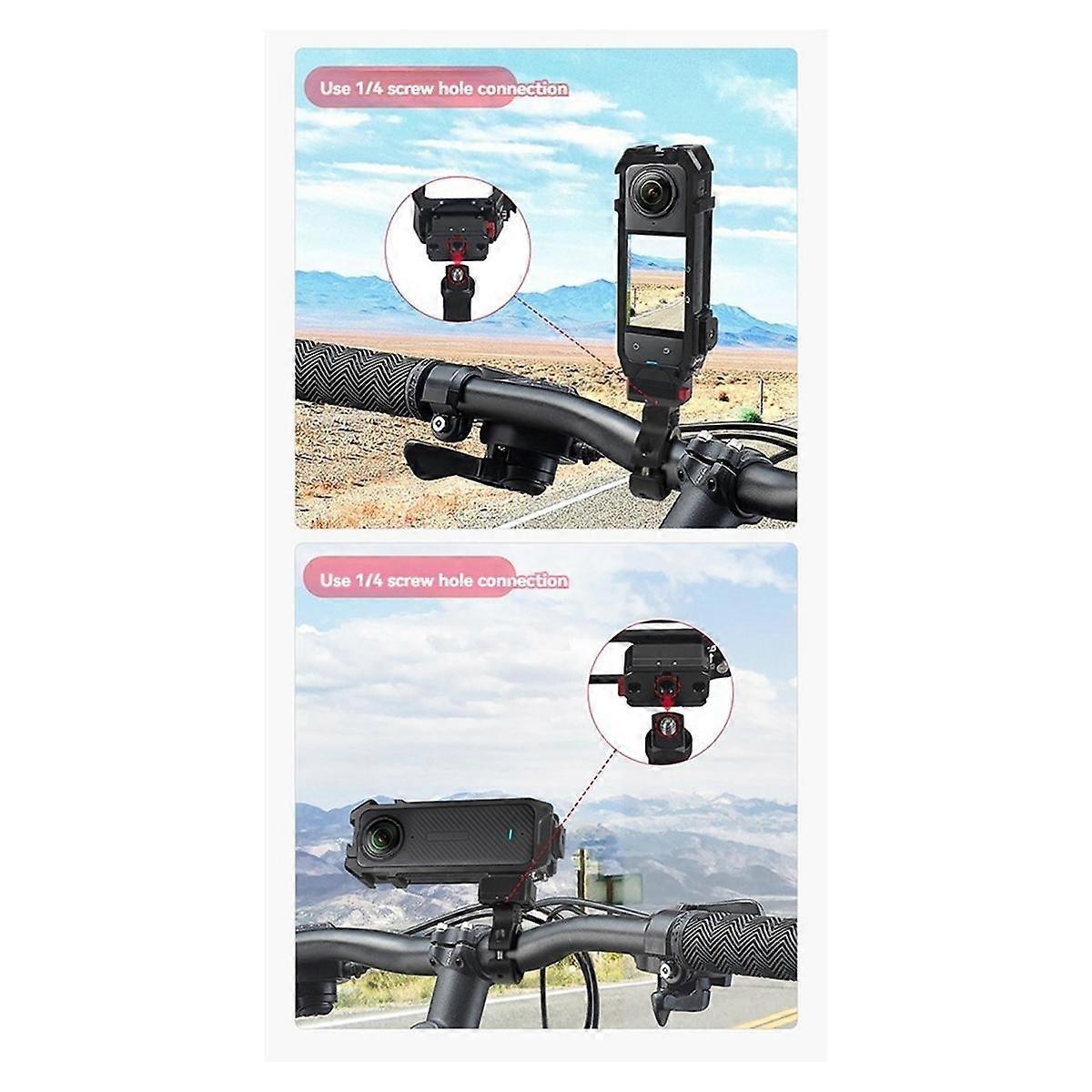 Quick Mount Aluminum Protective Cage for X4 Camera Expansion Frame Cold Shoe 1/4 Foldable Adapter B