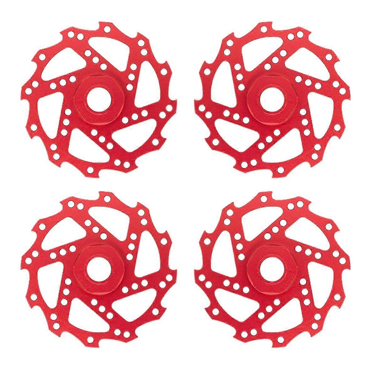 4PCS Brake Disc Wheel Hex Hub Adapter 17mm for Arrma 1/7 Infraction Limitless Felony 1/8 RC Upgrade Parts Red