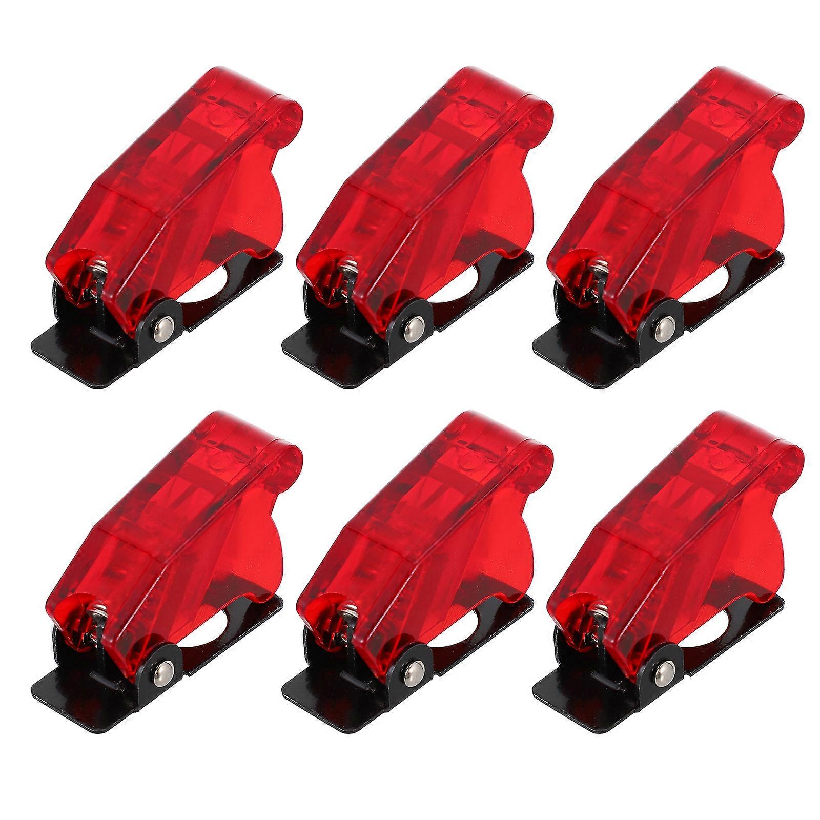 6 Pcs Toggle Cover Toggle Switch Guard Power Button Covers Switch Safety Cover Toggle Switch Panel