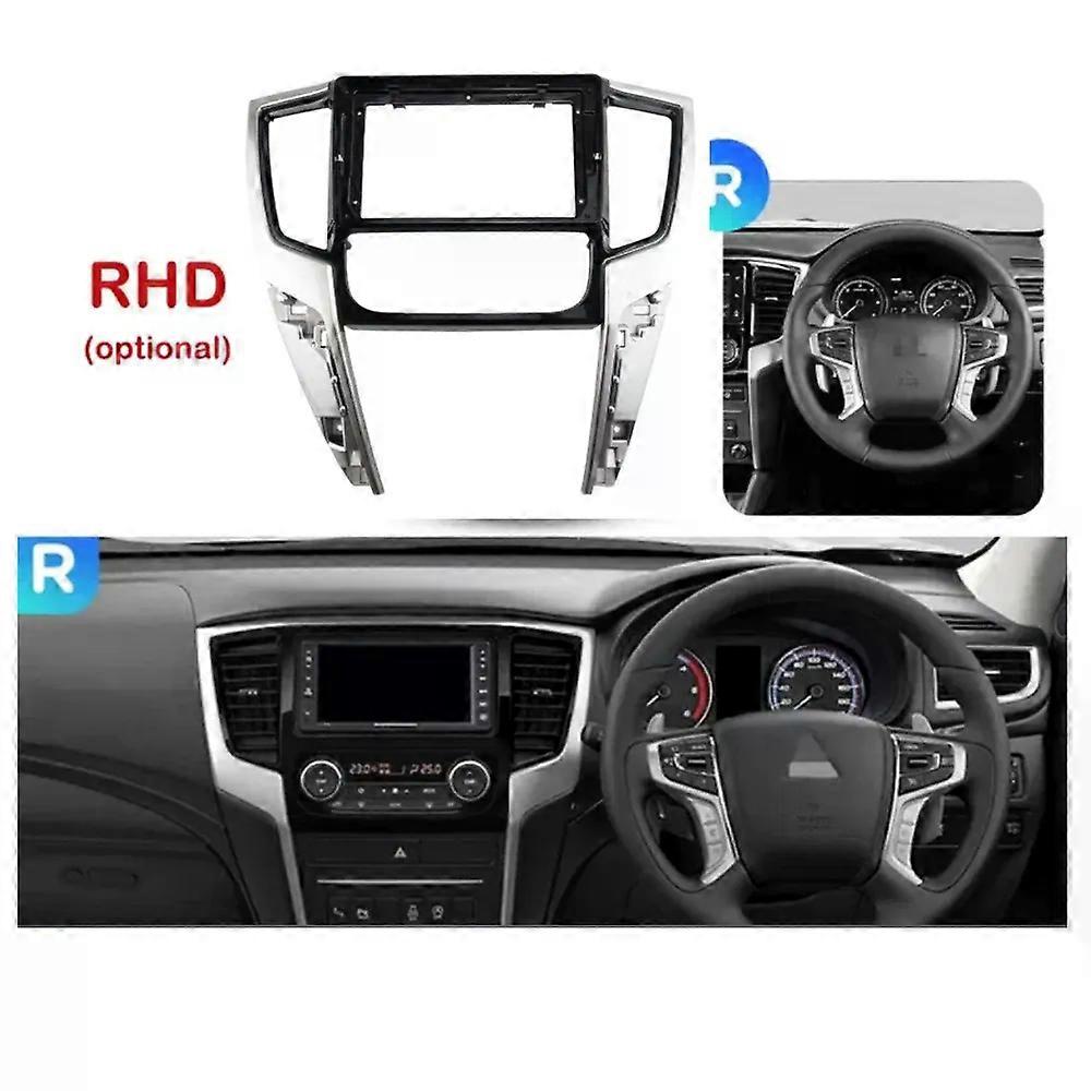 Rsnavi For 2019 Mitsubishi Triton (9inch)car Radio Facias Android Gps Mp5 Stereo Player Head Unit Panel Dash Frame Installation