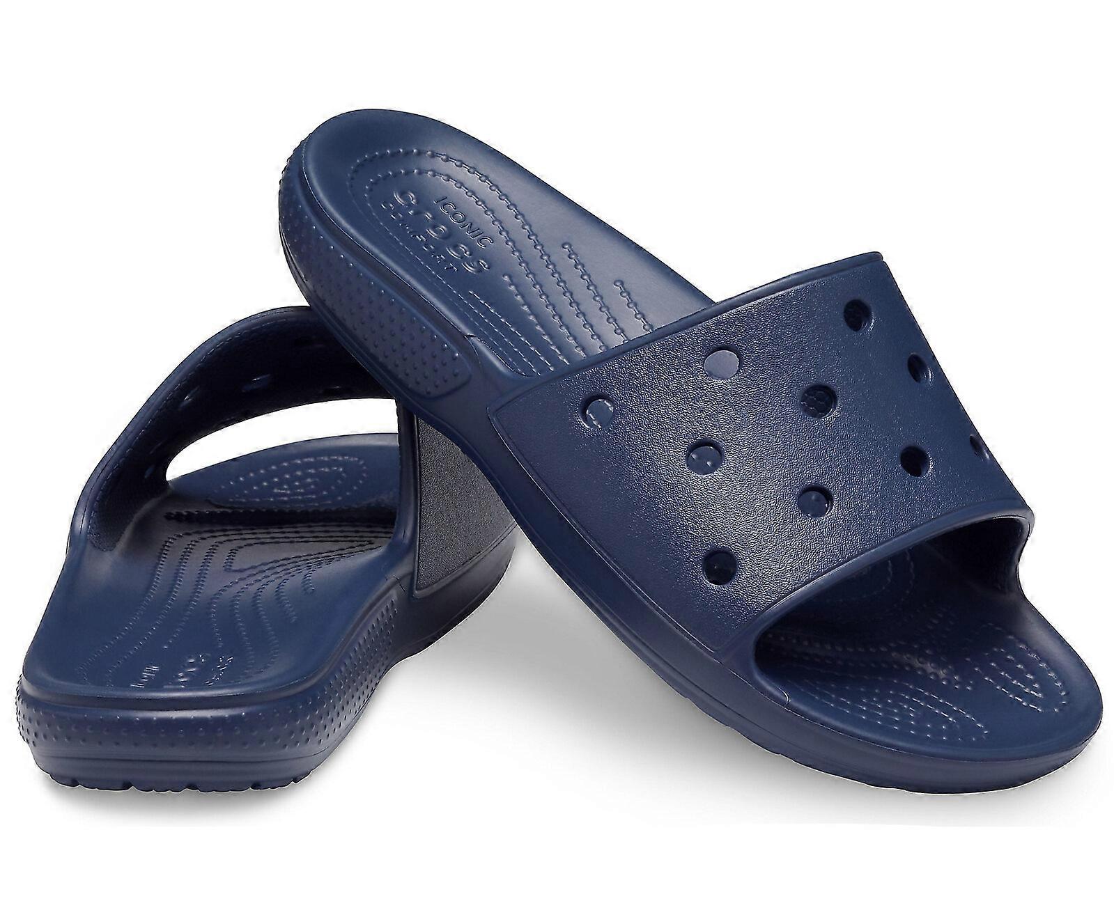 Crocs Unisex Classic Slide Lightweight Slip On Beach Flip Flops Sandals
