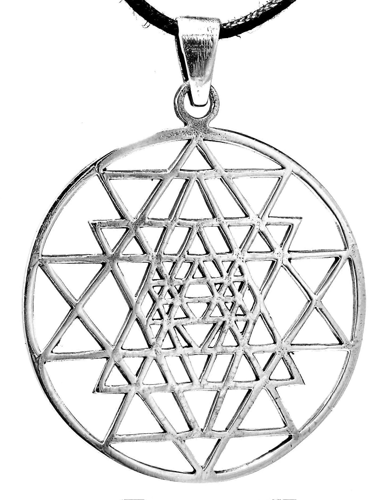 Pendant 131 Sri Yantra - Silver
