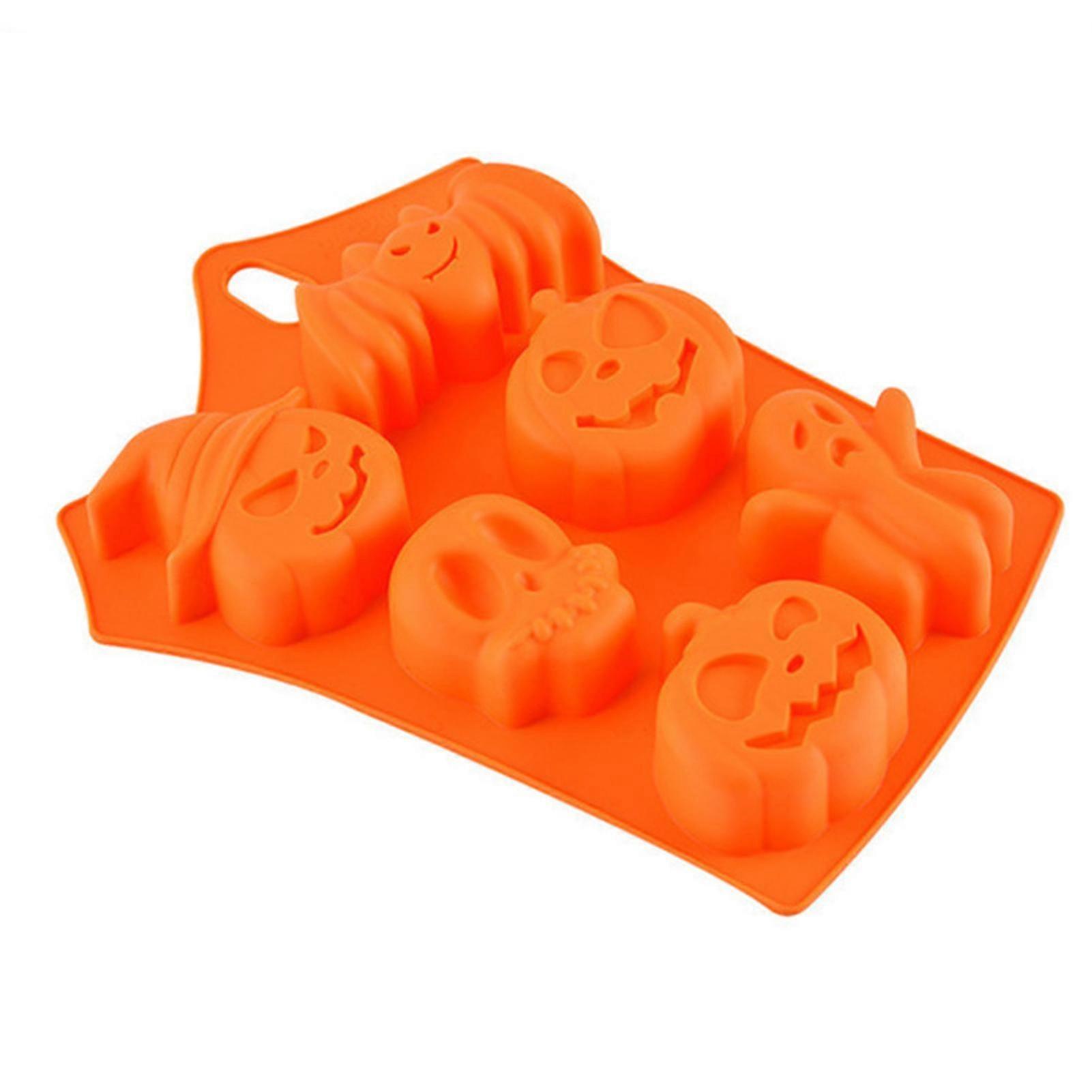 Silicone mold, 6 Cells Silicone Baking Mold Themed Casting Die Soft And Heat-resistant Fondant & Gum Paste Molds