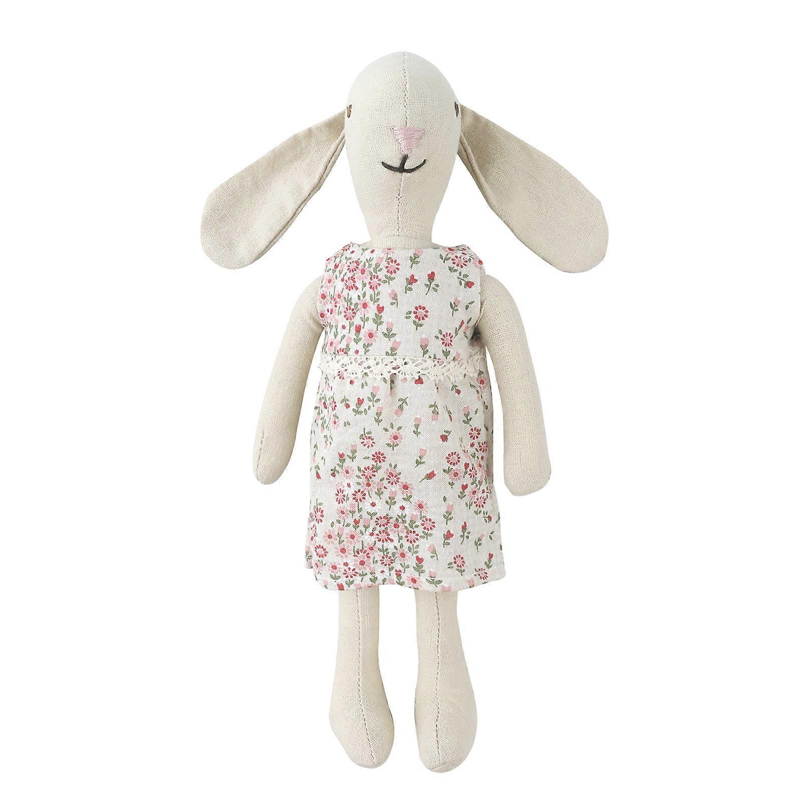 Lovely Rabbit Shape Doll Toy for Babies Children Appease Sleeping Stuffed&Plush Doll Babies Toy for Christmas Gift