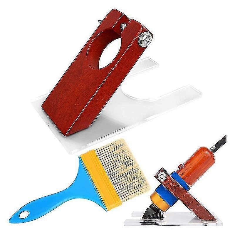 カーペットトリマーのせん断ガイドブラシラグタフティングカーバーホルダーベースを使用して、ラグをサーファックに保つ